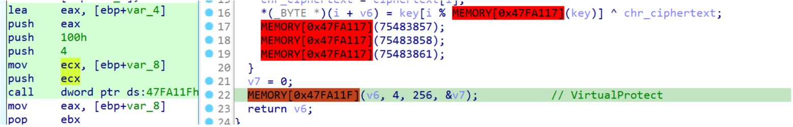 Figure 6: Plaintext resolution